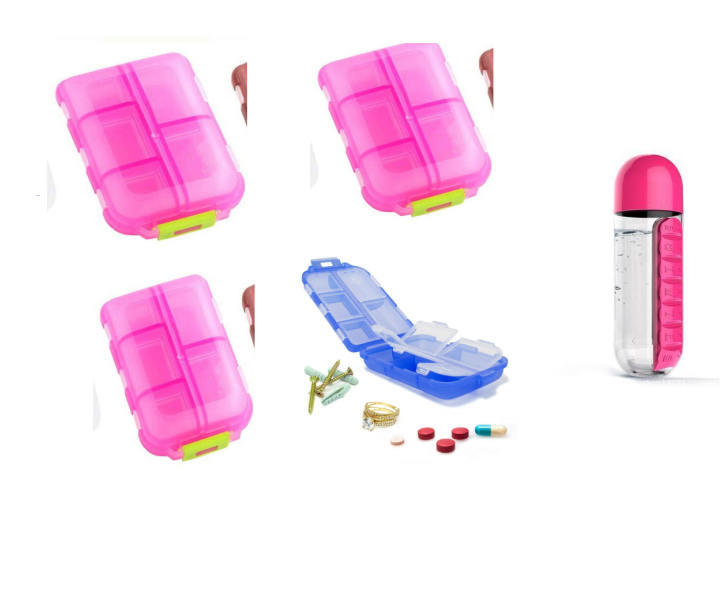 Travel 10 Grid, Moisture Proof Pill Organizer