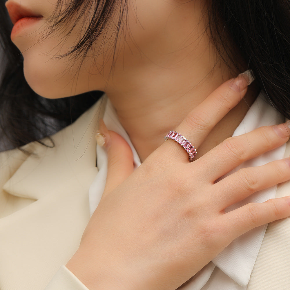 Colorful Crystals Rings