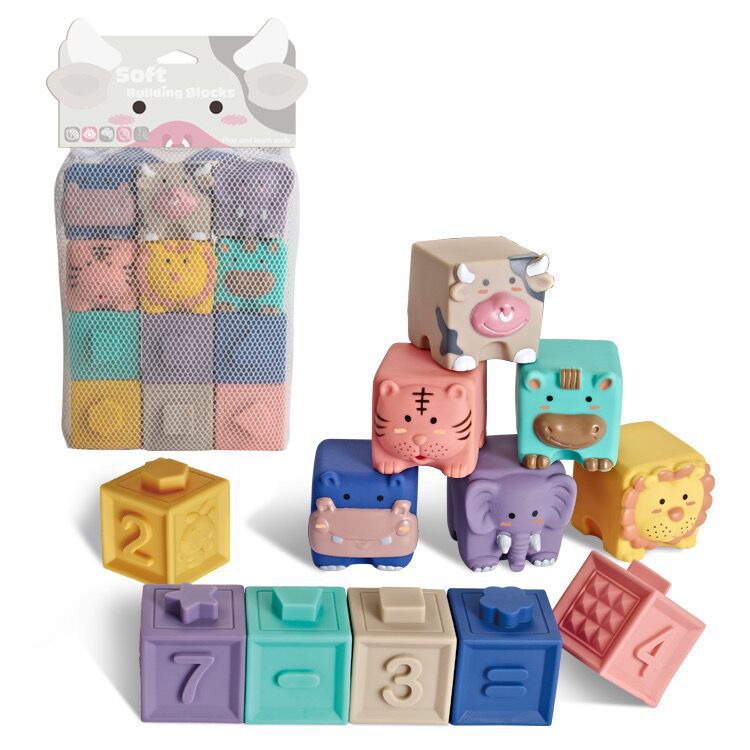 Soft Matching Plastic Building Blocks Toys