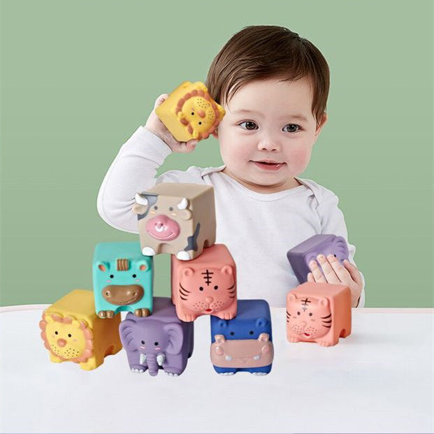 Soft Matching Plastic Building Blocks Toys