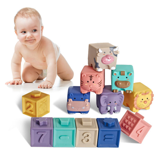 Soft Matching Plastic Building Blocks Toys