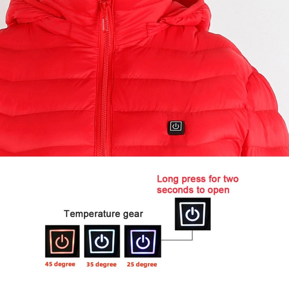 Heated Jacket Coat USB Electric Thermal Jacket