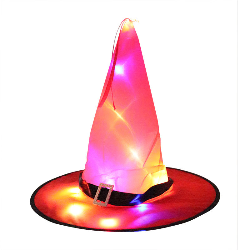 Halloween LED Hanging Witch Hat Decor