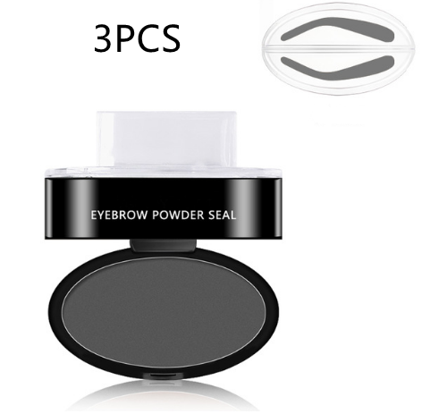 Waterproof Eyebrow Powder Stamp, Stencil Kit