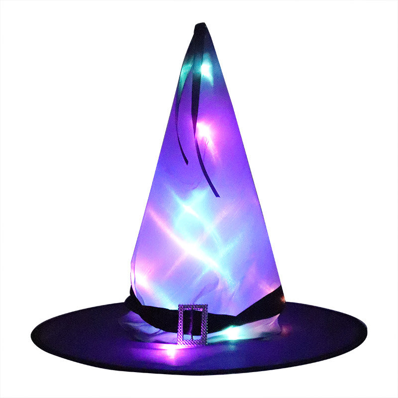 Halloween LED Hanging Witch Hat Decor