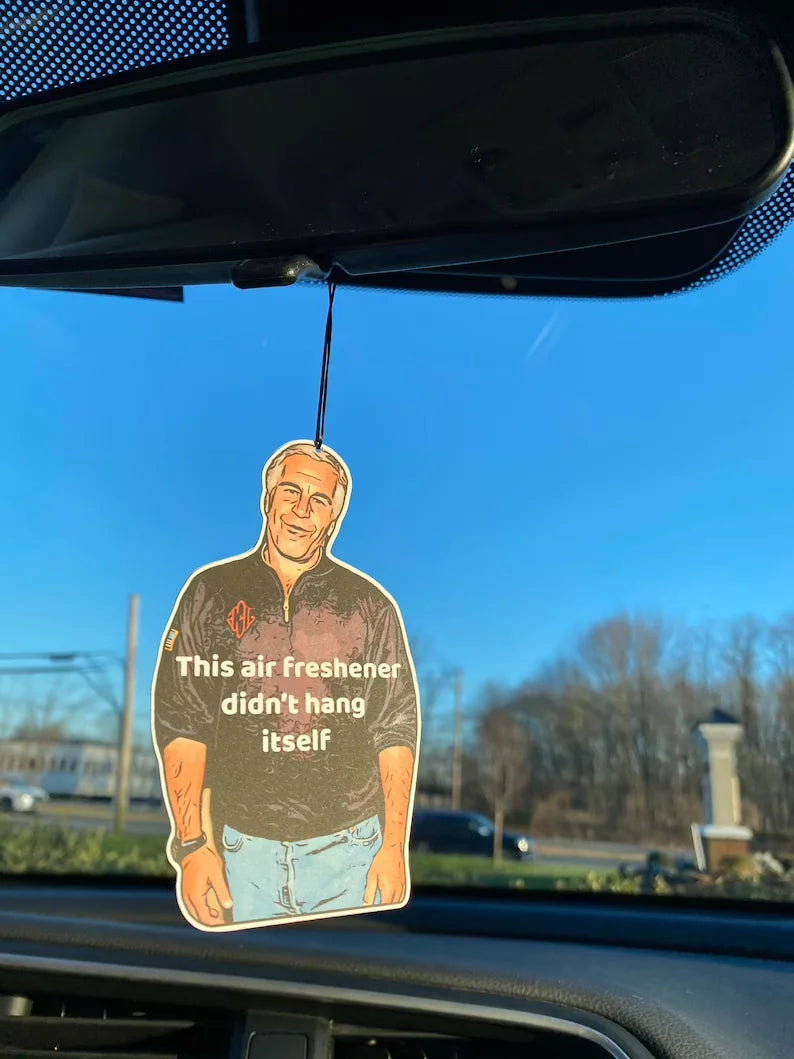 1PC Jeffrey Epstein Car Air Freshener