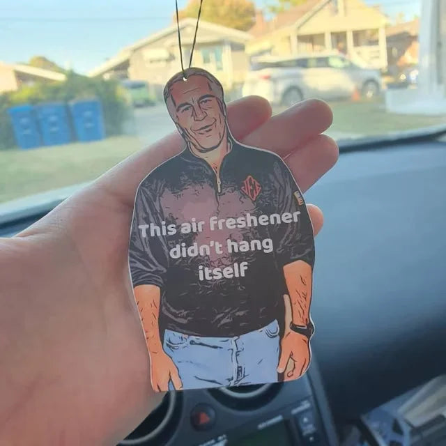 1PC Jeffrey Epstein Car Air Freshener