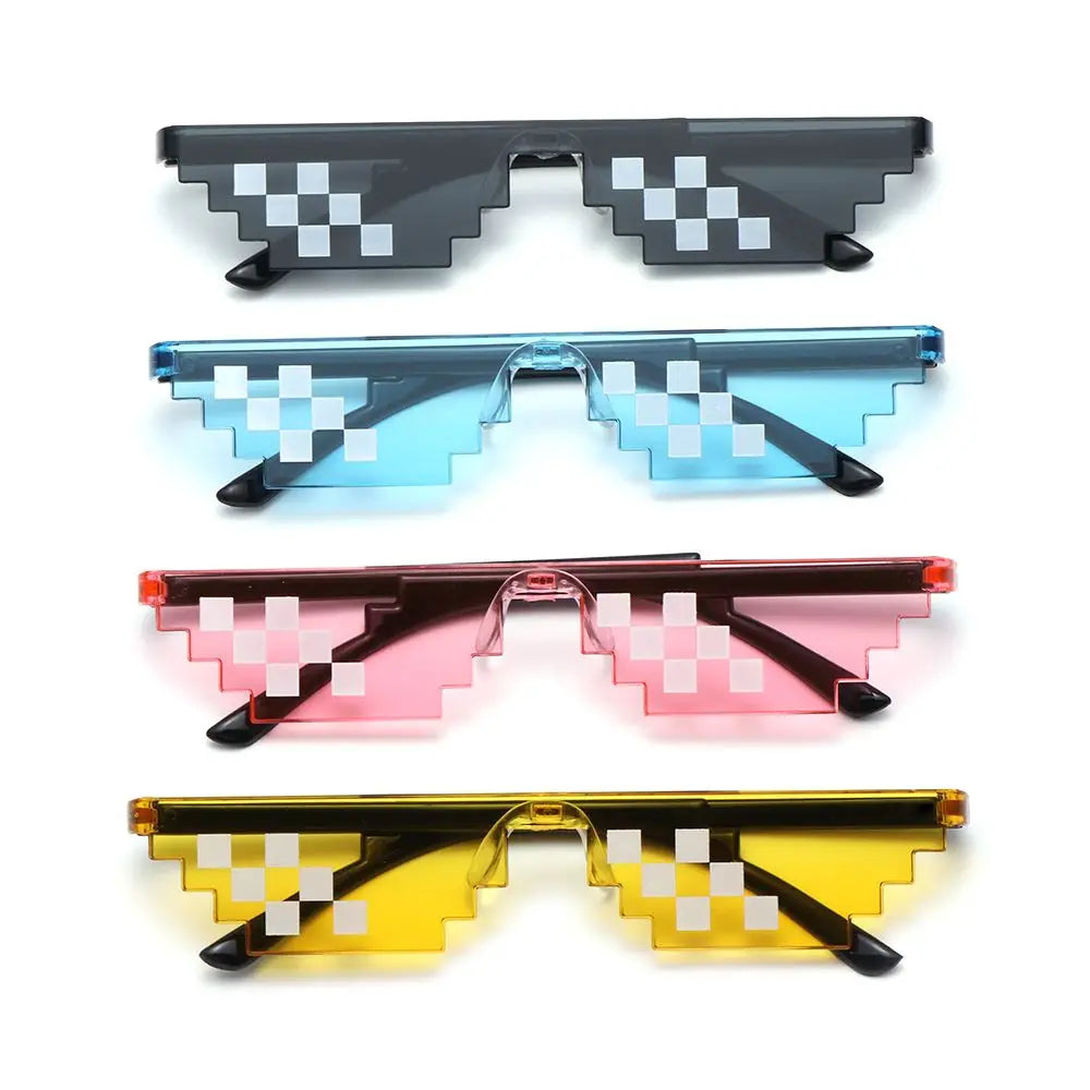 Thug Life Sun Glasses Pixel Black