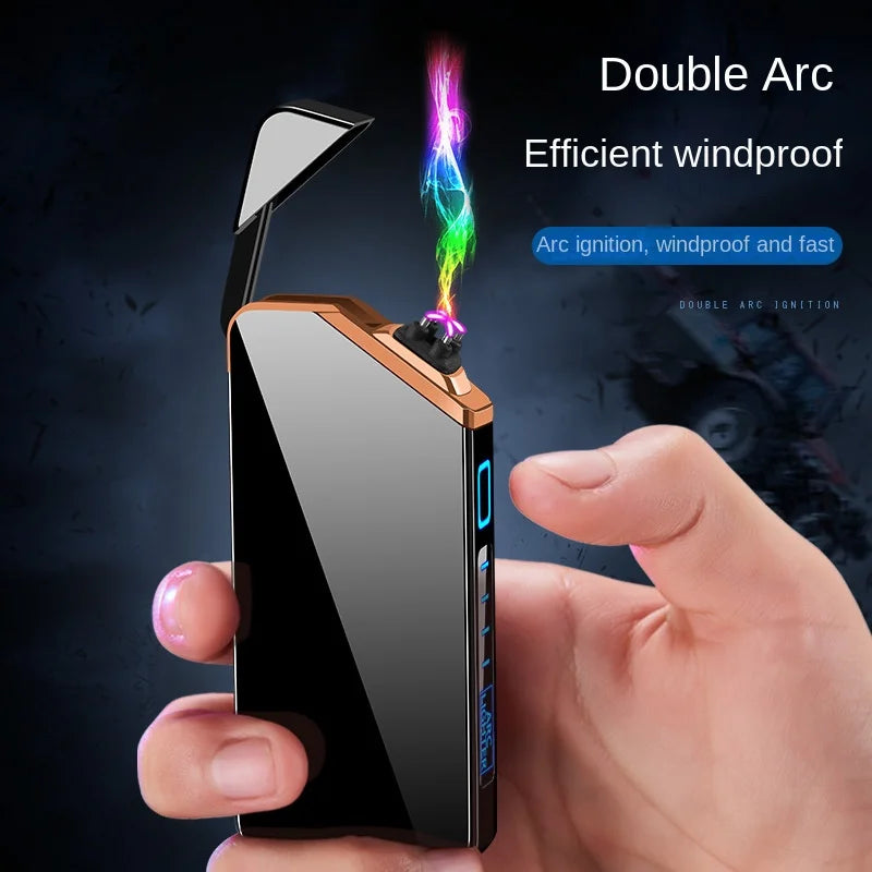 Double Arc rechargeable windproof lighter Elegant Modern Design