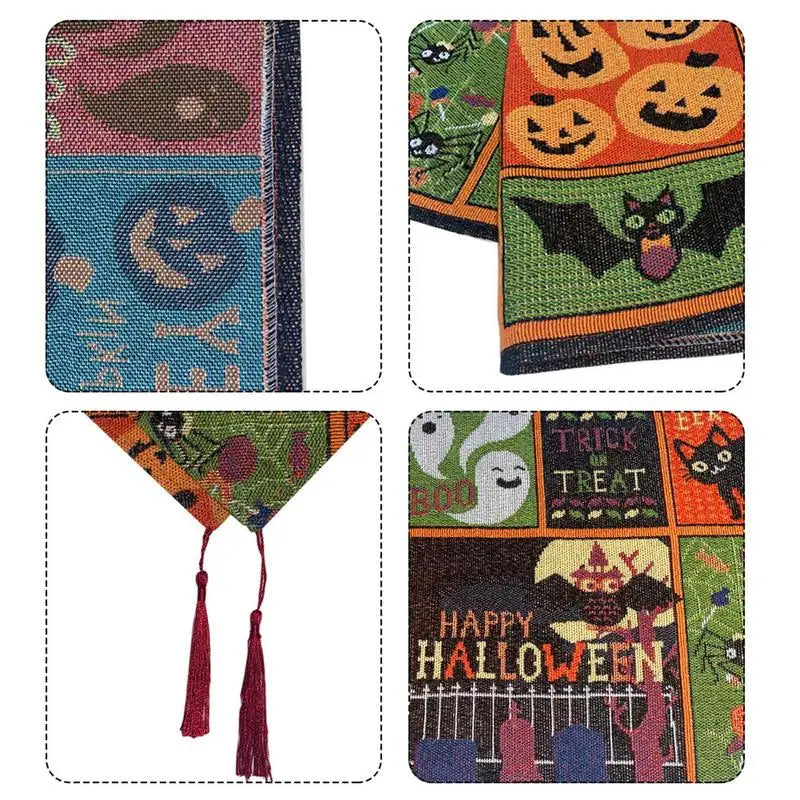 Spooky Table Runner 13x70in Decorative Table Flag