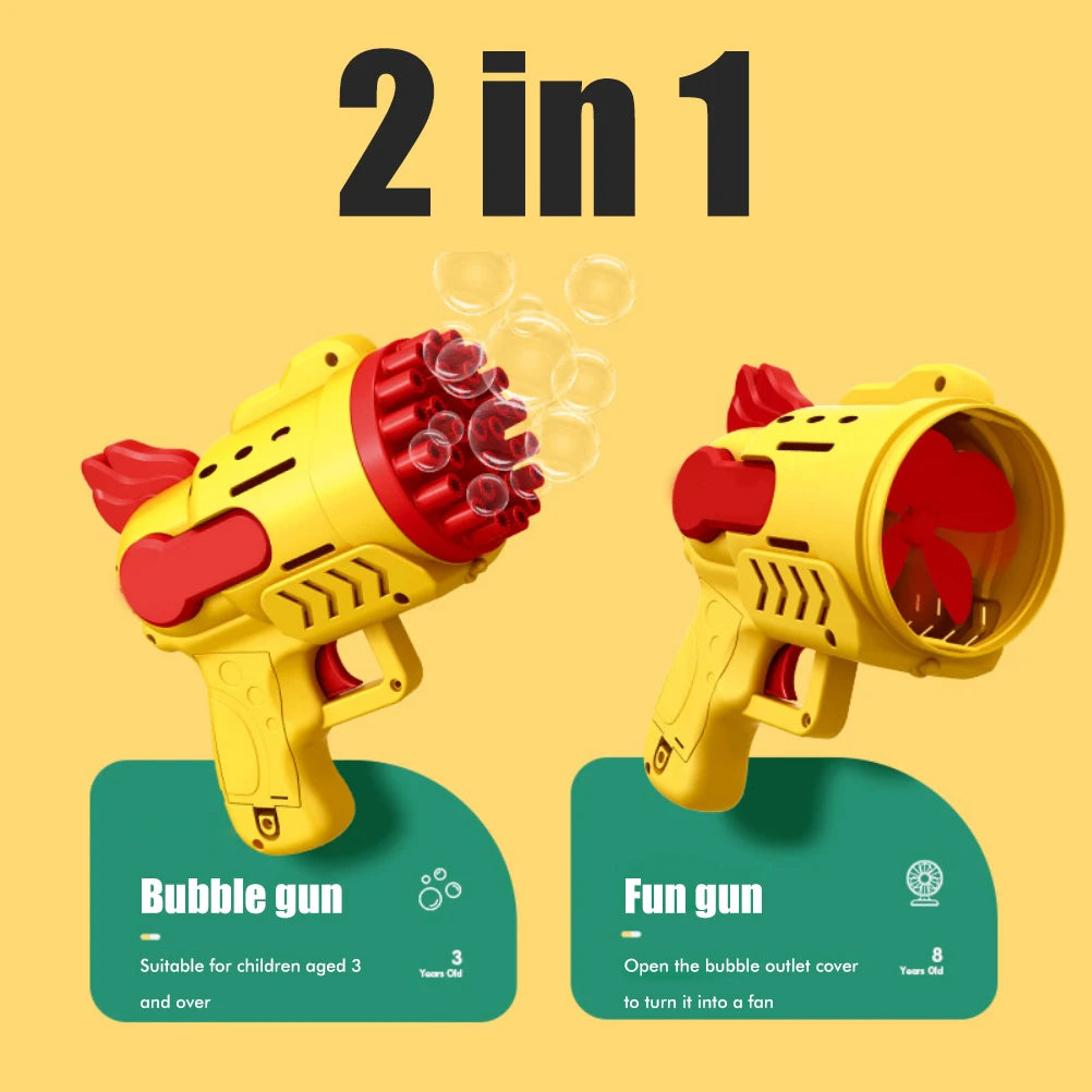 29 Holes Rocket Bubble Gun