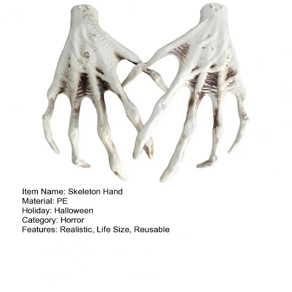 1 Pair Halloween Skeleton Hand