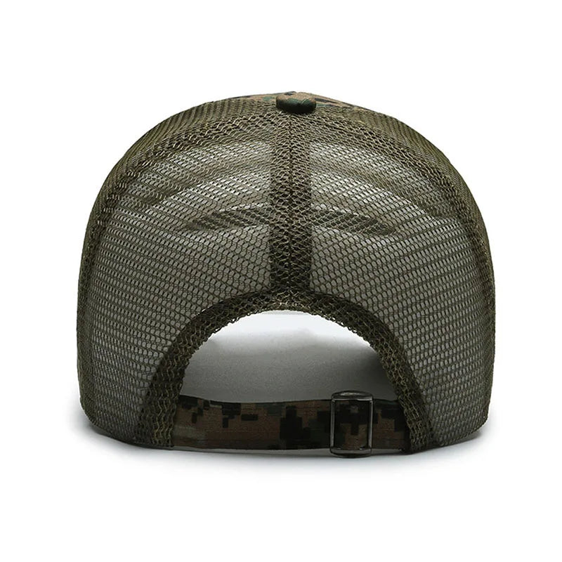 Camo Cap Outdoor Breathable Hat Adjustable Stylish