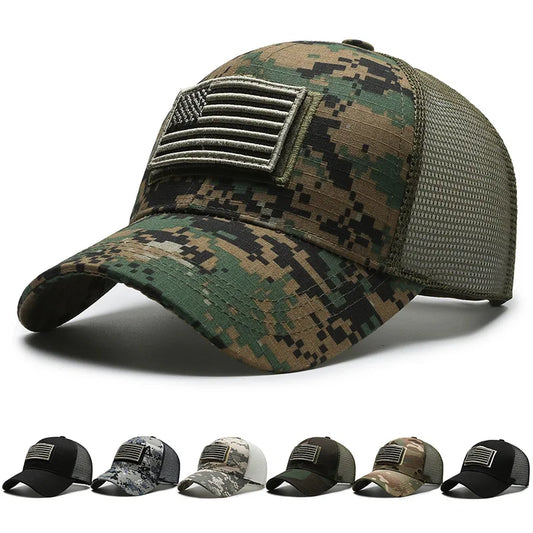 Camo Cap Outdoor Breathable Hat Adjustable Stylish