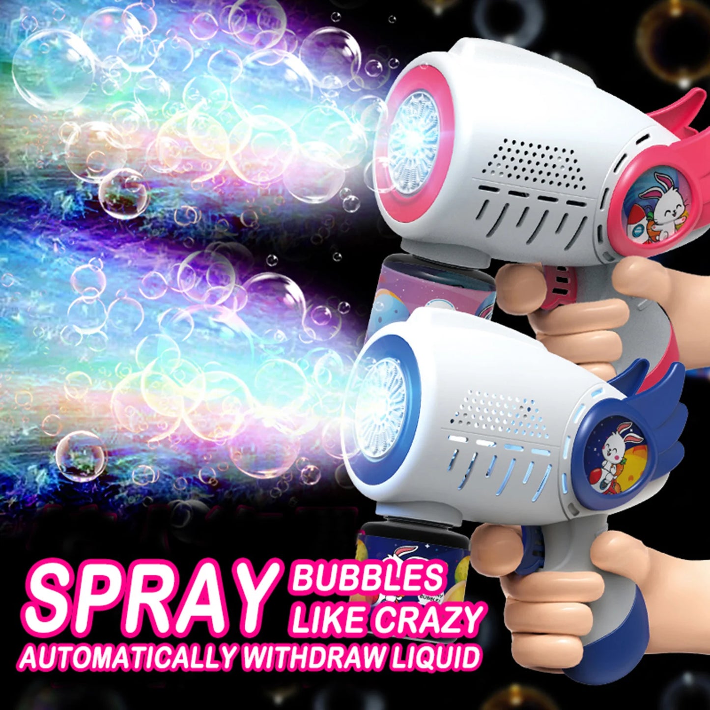 Fully Automatic Electric Bubble Gun