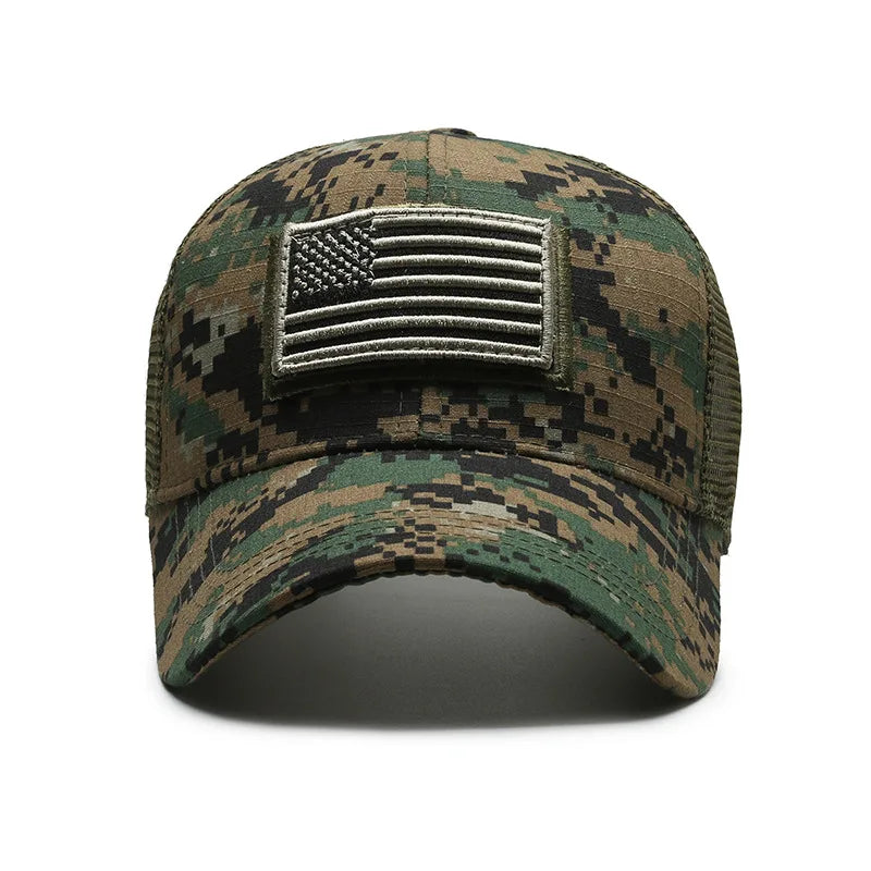 Camo Cap Outdoor Breathable Hat Adjustable Stylish