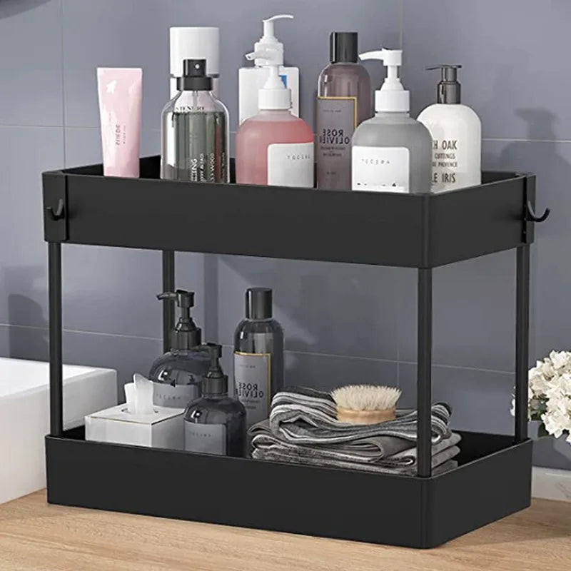 Under Sink Organizer Storage Rack 2 Tier