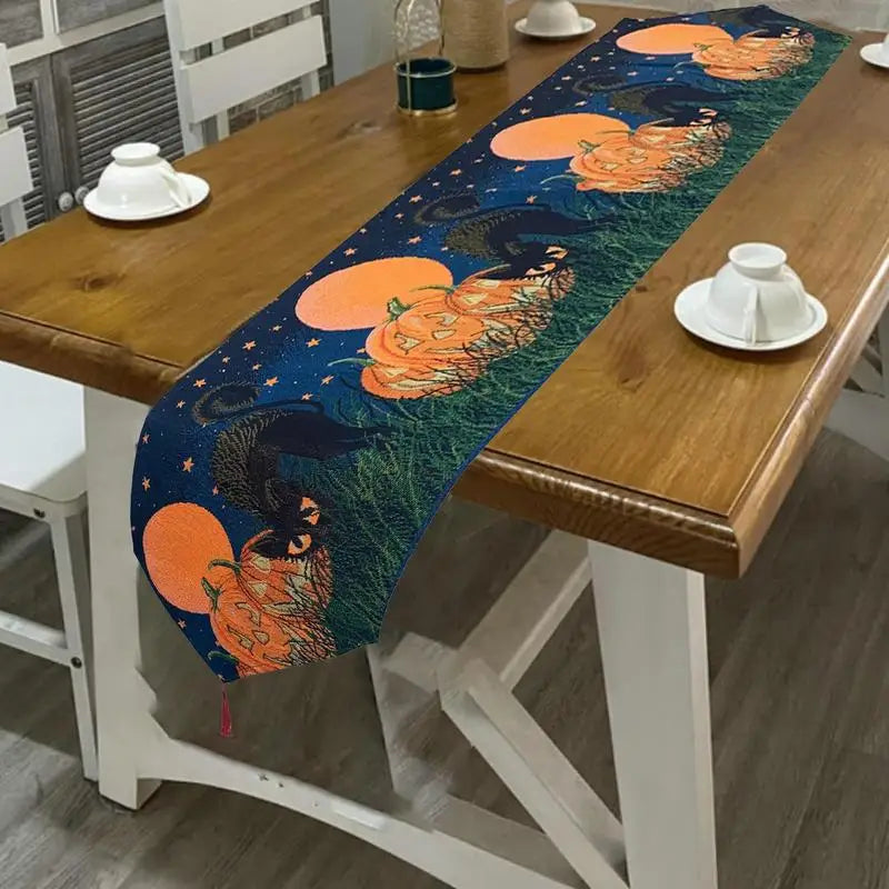 Spooky Table Runner 13x70in Decorative Table Flag