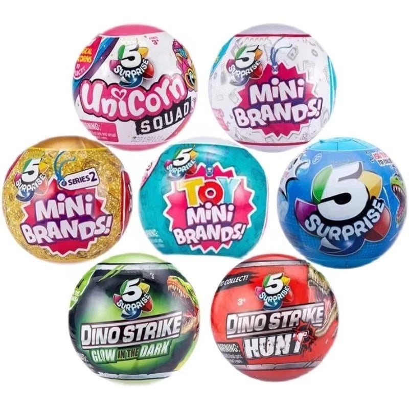 5 Surprise Mini Brands Ball toy Collectible Toy PVC 1pcs