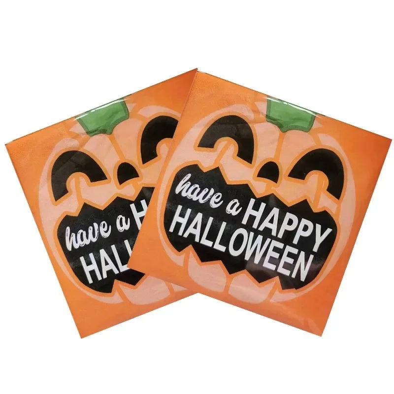 Halloween Party Disposable Tissue Paper Decoration