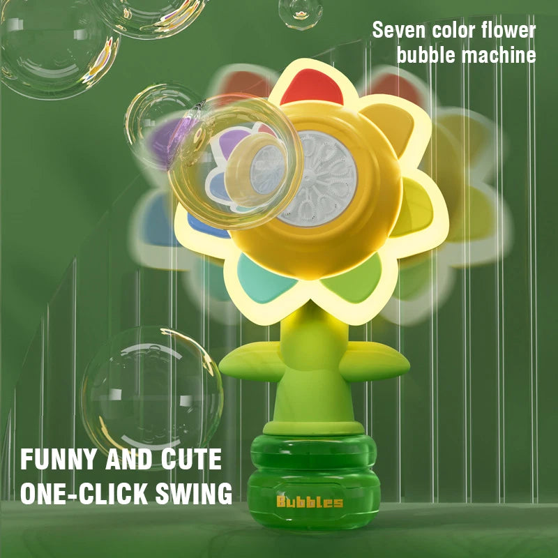 Dacing Sunflower Bubble Machine Maker