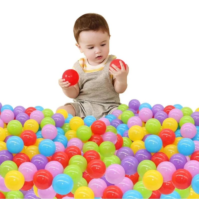 50PCS Outdoor Sport Ball Colorful Soft Water Pool Ocean Wave Ball Baby Children Funny Toys Eco-Friendly Stress Air Ball