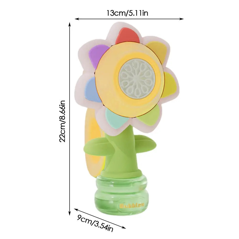 Dacing Sunflower Bubble Machine Maker