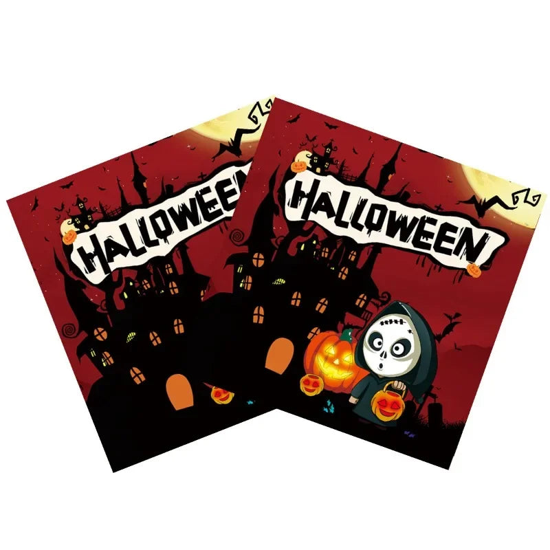 Halloween Party Disposable Tissue Paper Decoration