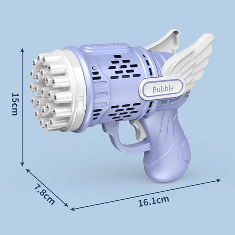 32 Holes Soap Bubbles Machine Gun