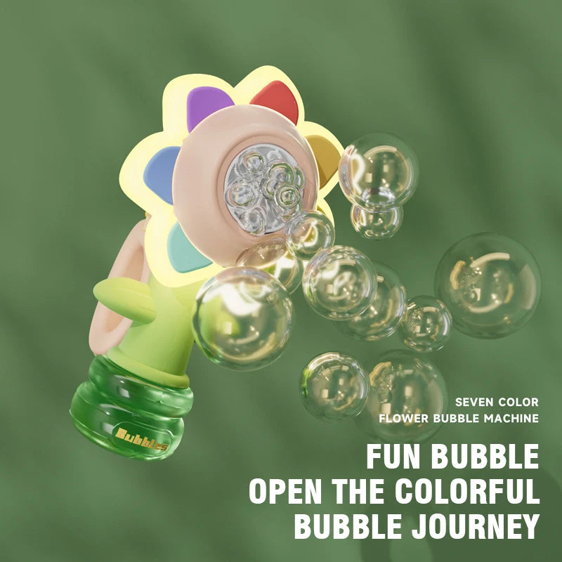 Dacing Sunflower Bubble Machine Maker