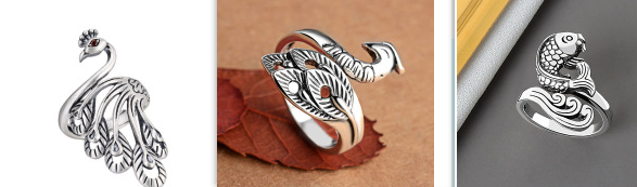 Peacock Ring