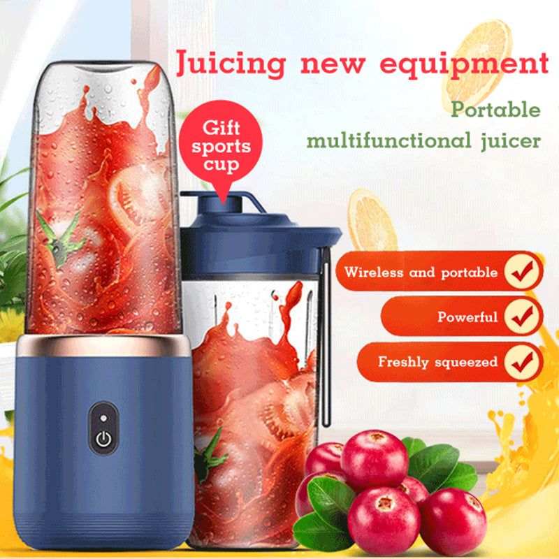 6 blade Portable Mini Blender with Juicer Cup