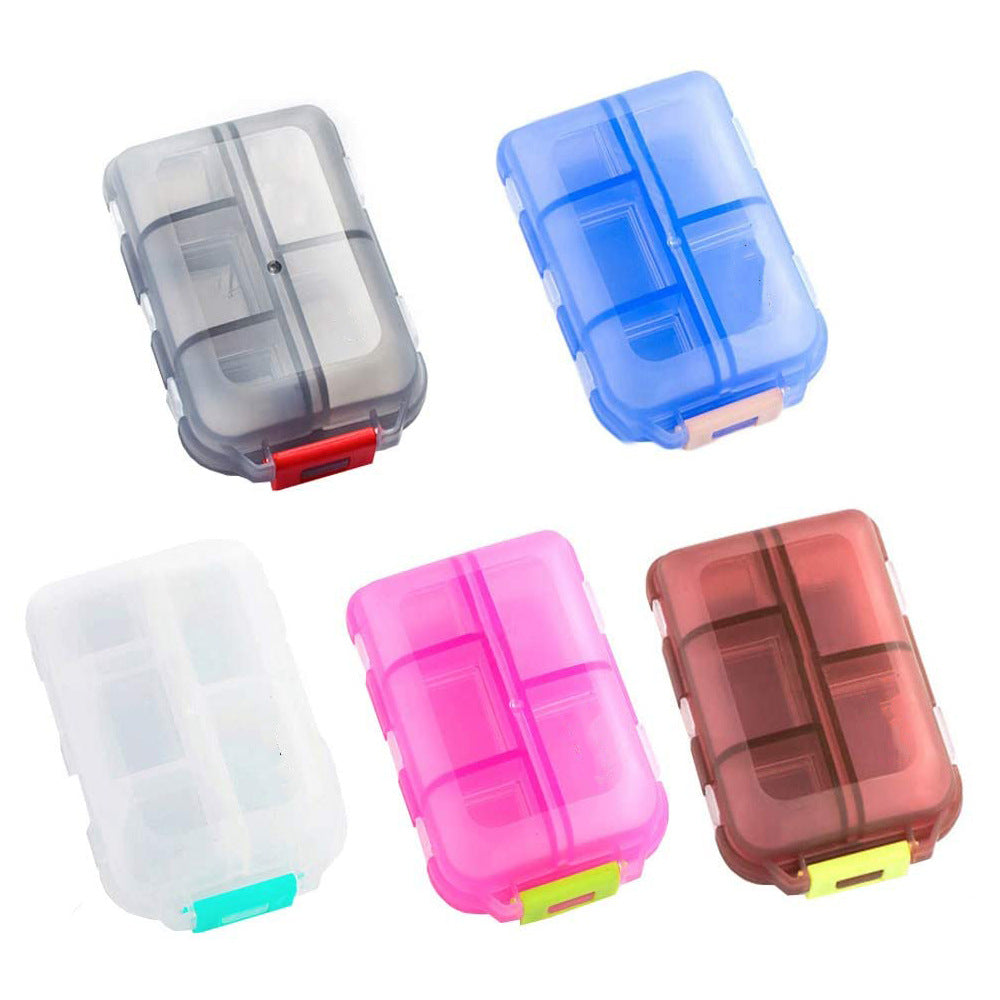 Travel 10 Grid, Moisture Proof Pill Organizer