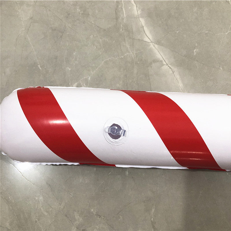 PVC Inflatable Santa Walking Stick Blowing Toy