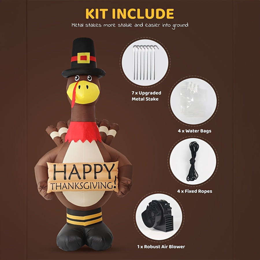 Bring Joy to Your Thanksgiving with Our 12ft Giant Inflatable Turkey!