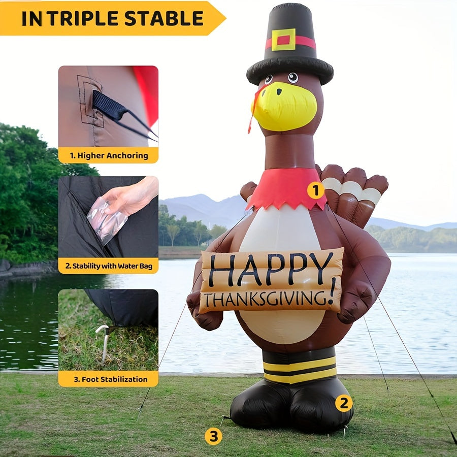 Bring Joy to Your Thanksgiving with Our 12ft Giant Inflatable Turkey!