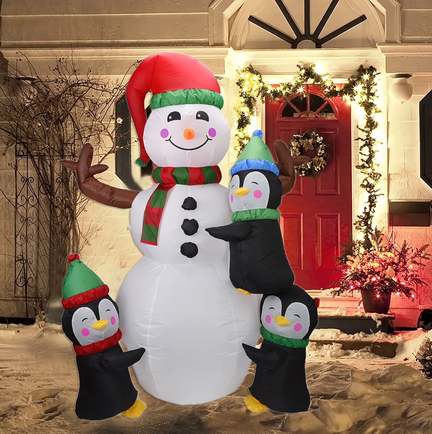 Inflatable Snowman Holiday Decorations 70 in. tall