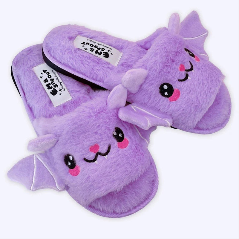 Cute Bat Slippers with Wings