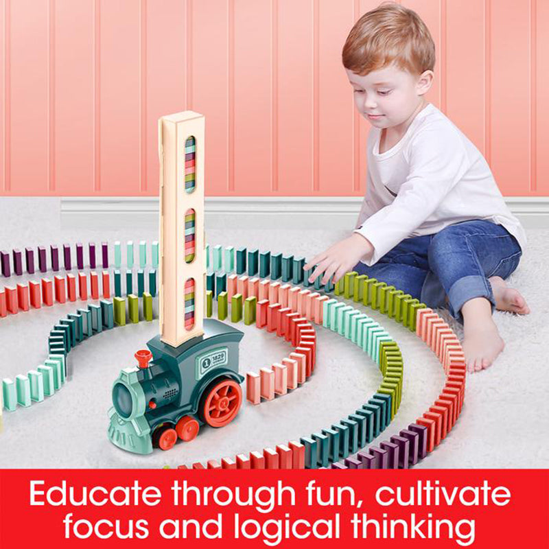 Automatic Domino Train Toy