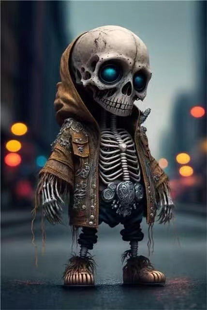 Halloween Resin Skeleton Figurines