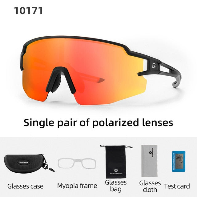 Polarized Cycling Glasses  Clear Bike Glasses Eyewear