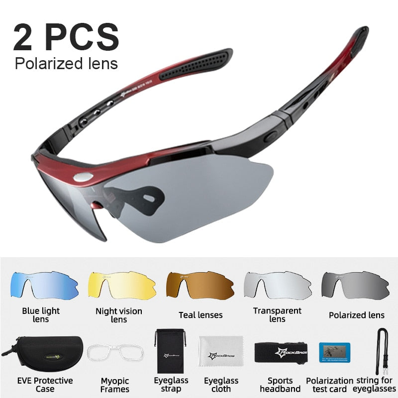 Polarized Cycling Glasses  Clear Bike Glasses Eyewear