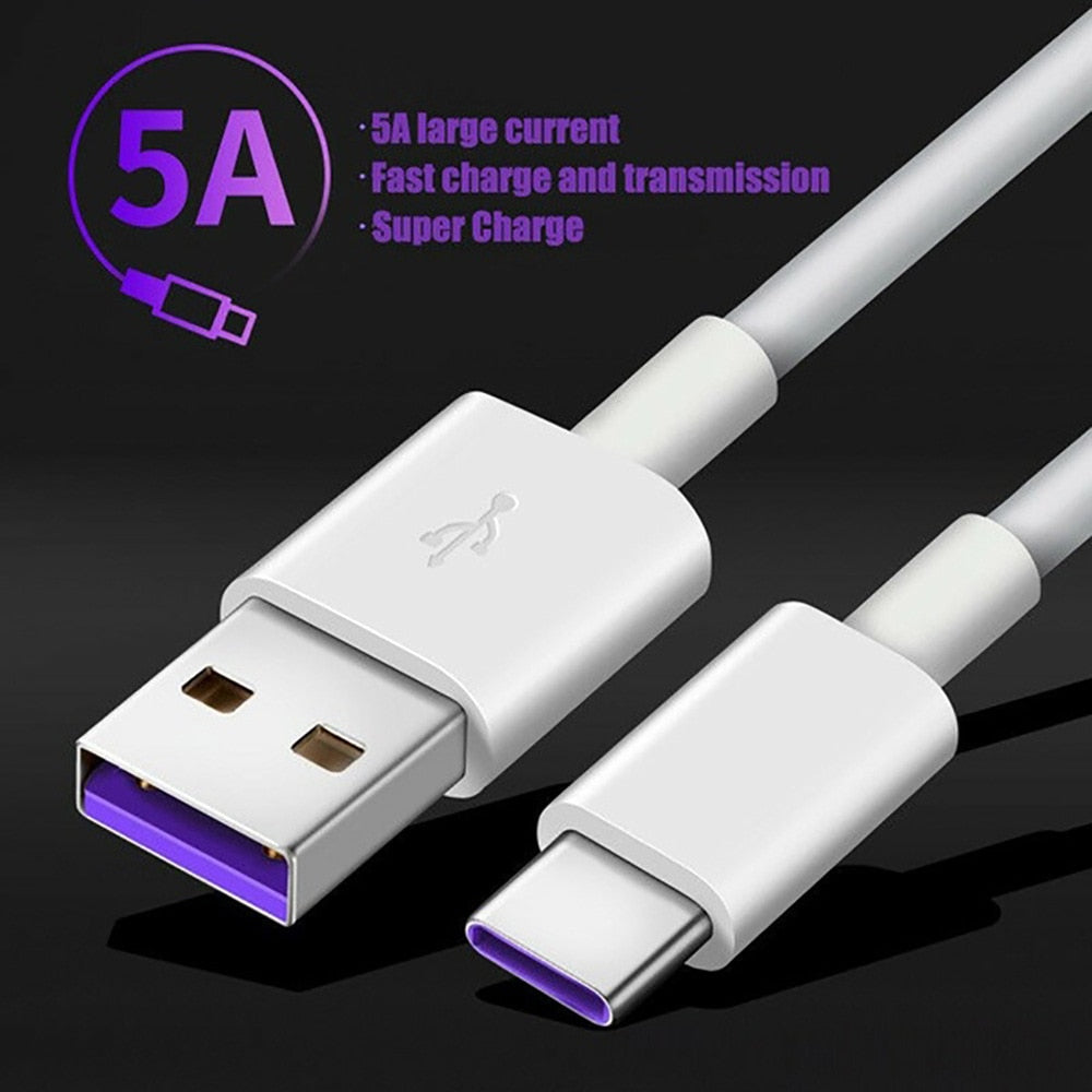 Fast Charge 5A USB Type C Cable