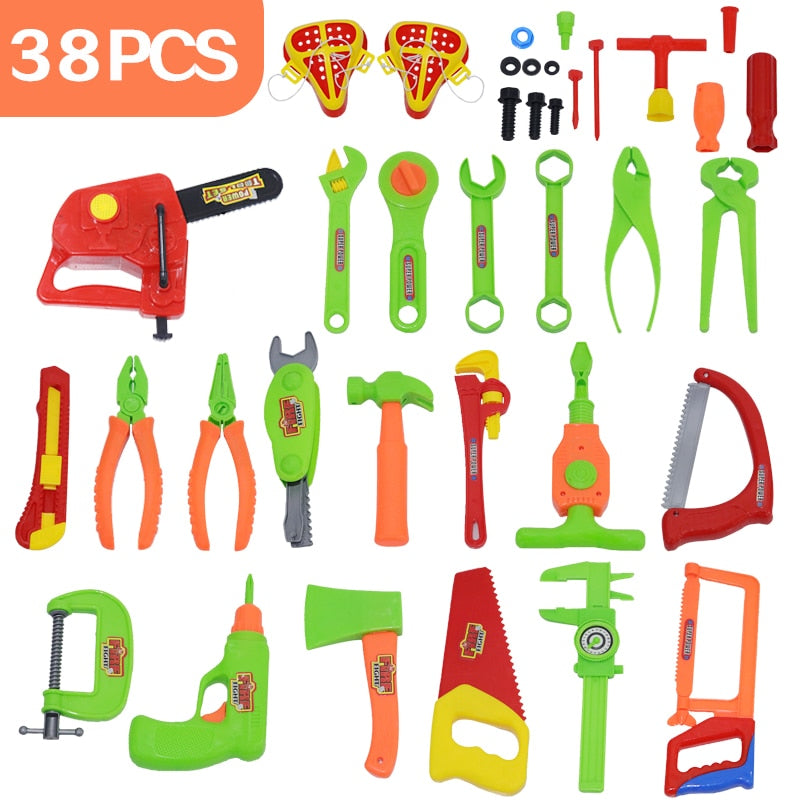 34pcs Kids Carpentry Set