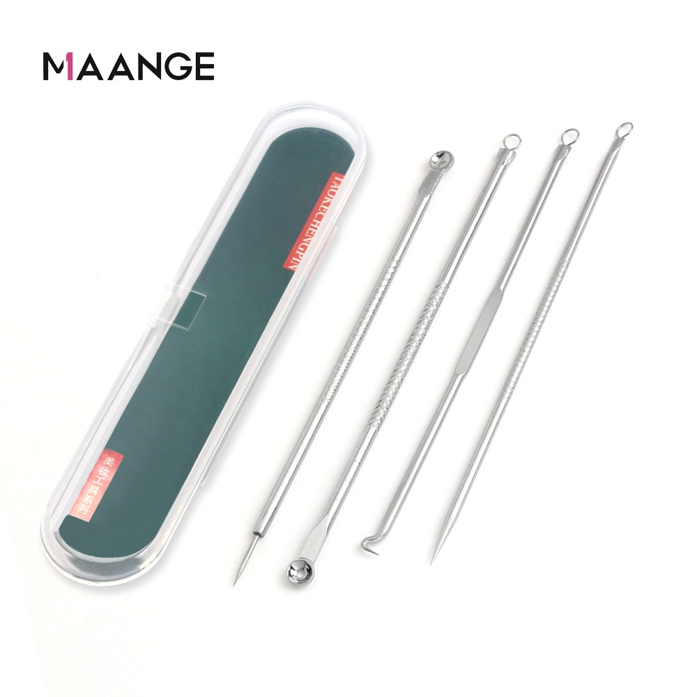 4pc/Set Stainless Steel Blackhead Removal Kit