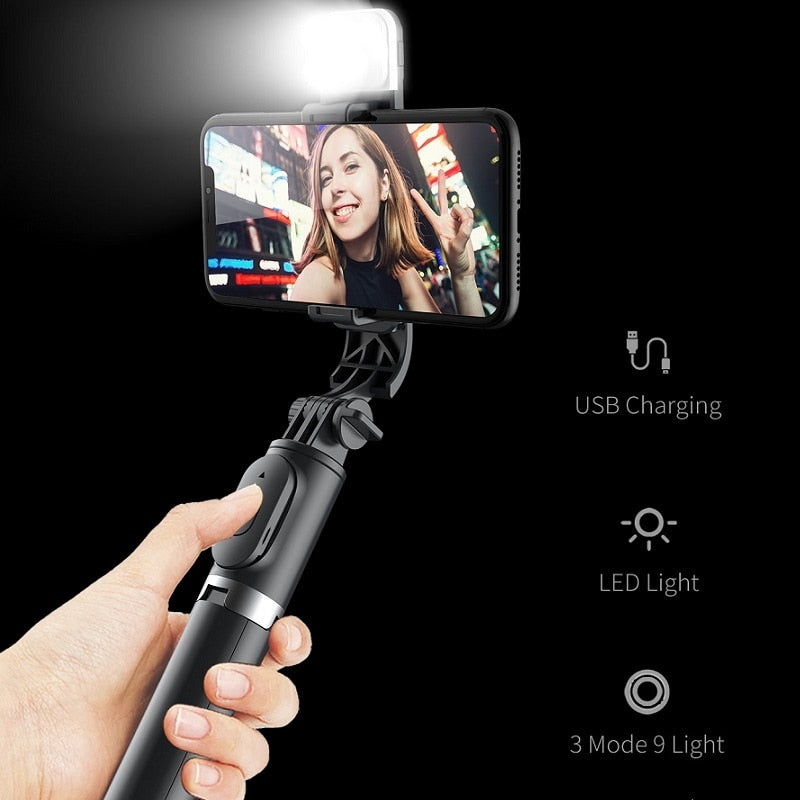 Wireless Bluetooth Selfie Stick Remote Control For Android