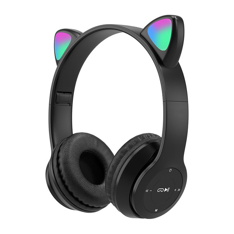 Wireless RGB Cat Ears Headphones