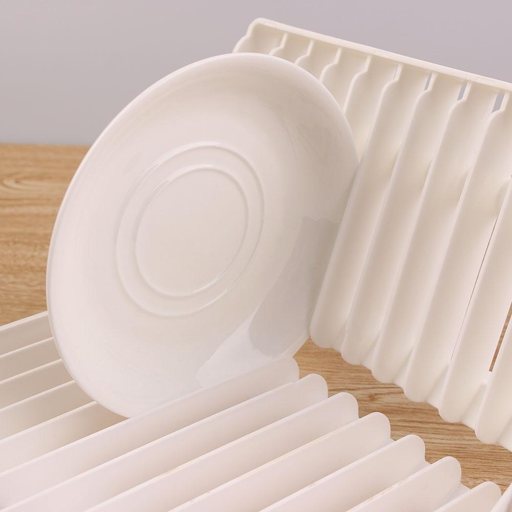 Foldable Plastic Organizer Drying Dish Rack