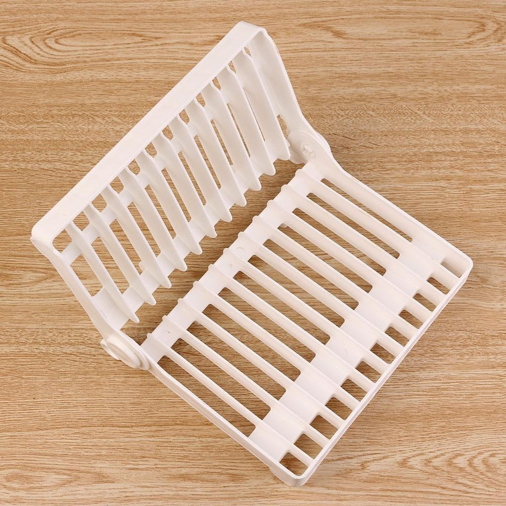 Foldable Plastic Organizer Drying Dish Rack