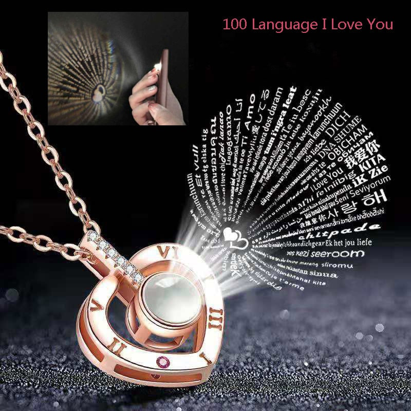 100 Language I Love you Necklace